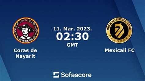 scors mexicali|Colima FC vs Mexicali FC live score, H2H and lineups.